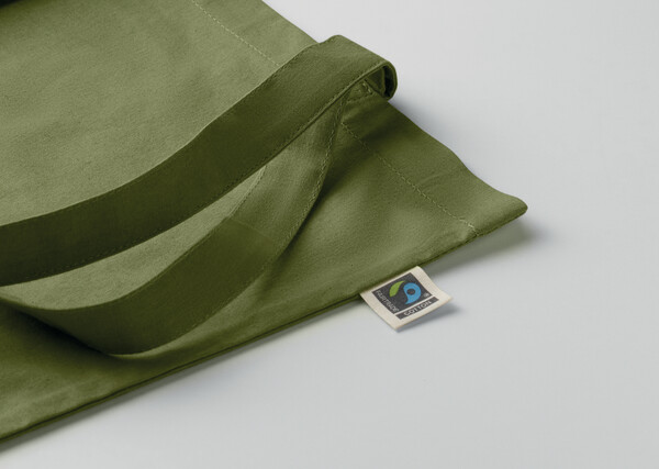 Shopper Fairtrade 180gr Osole+ Colour - Verde Scuro