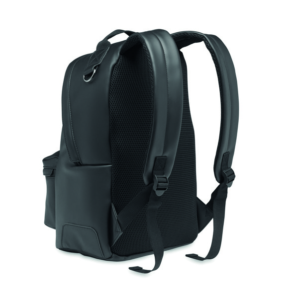Laptop 15" soft PU backpack Bai Backpack - Black