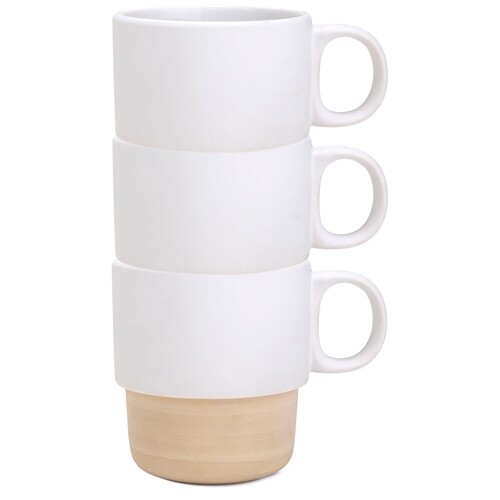 STACKABLE SUBLIMATION MUG WITH BAMBOO BASE “GERARD”