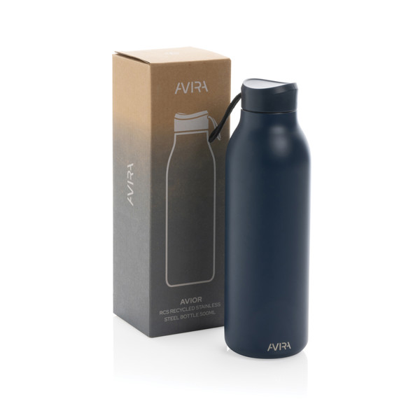 Avira Avior vakuumska steklenica 500 ml, reciklirano jeklo - Mornarica