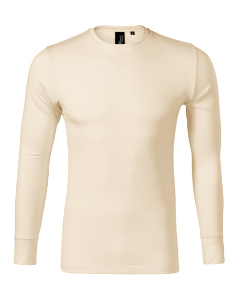 Tričko Pánske Malfini Premium® Merino Rise Ls - Mandľová / L