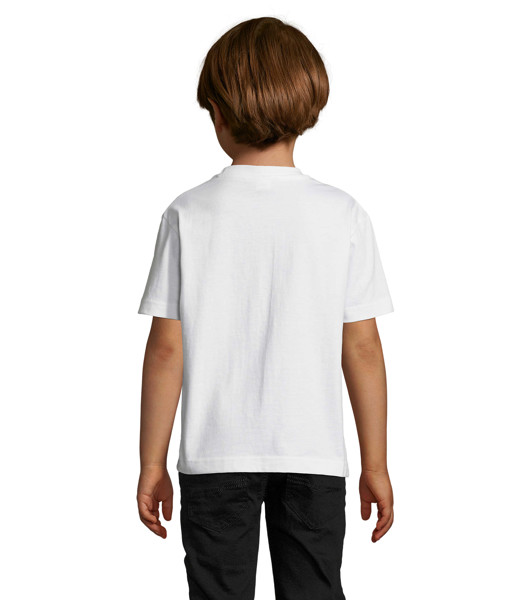 Sol's Imperial Kids majica s kratkimi rokavi, 190 g/m2 bombaž - Bela / 2XL