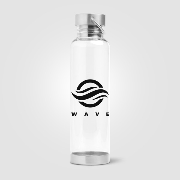 Bergen - 830 ml Tritan Renew Sport Water Bottle - Clear / 4 Colour inkjet