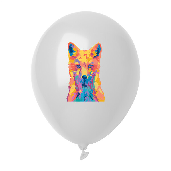 Ballon de baudruche CreaBalloon, pastel - Blanc