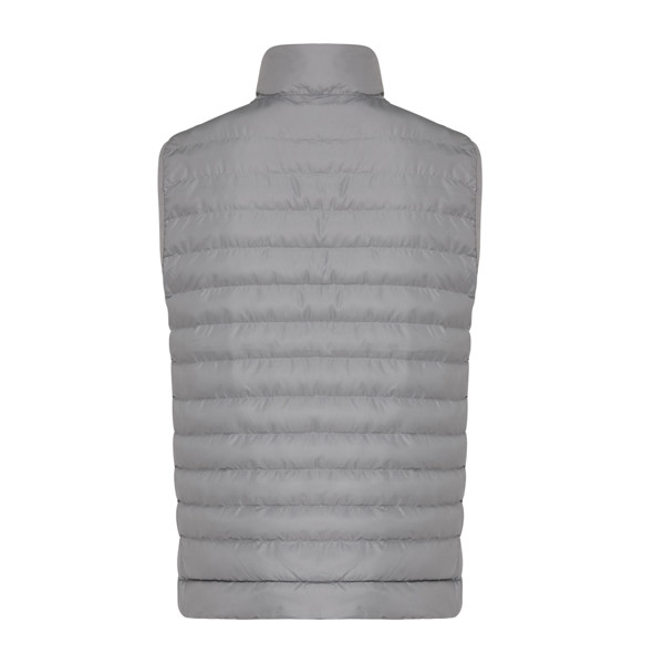 Iqoniq Meru men recycled polyester bodywarmer - Silver Grey / XL