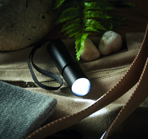 Lampe rechargeable en alu. Aluminate