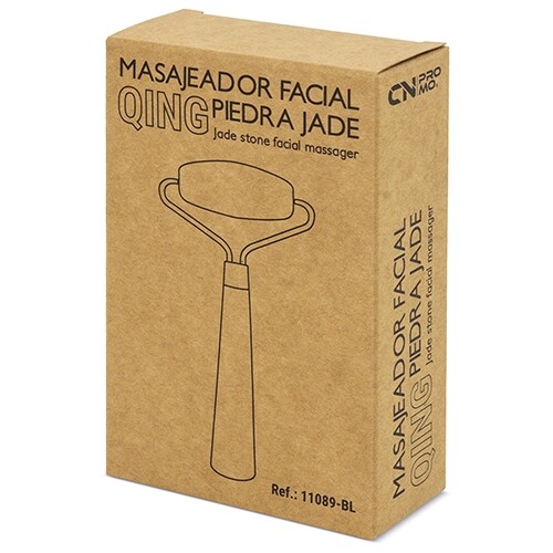 ROLO FACIAL DE PEDRA NATURAL DE JADE "QING" -