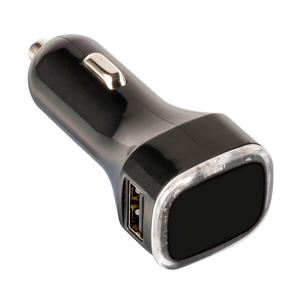Chargeur voiture USB COLLECTION 500 - transparent