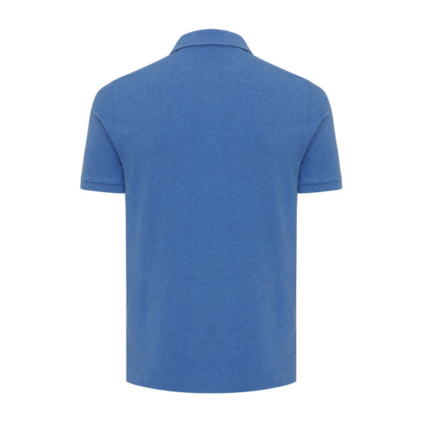 Polo tričko IQONIQ Yosemite z recykl. bavlny - Heather Blue / S