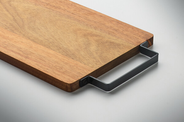 Acacia board with steel handle Asta