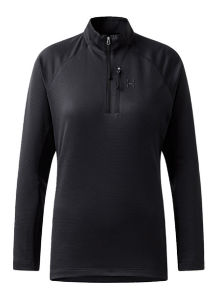 Haglofs Korp Mid Halfzip Women - TRUE BLACK - M