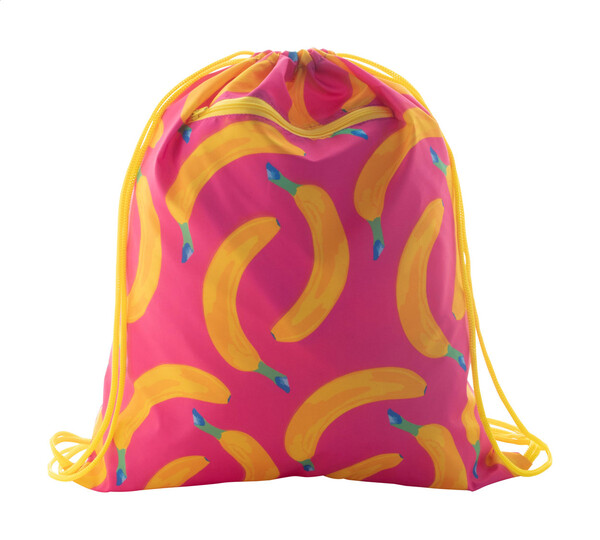 Sac piscine CreaDraw Zip - Jaune / Blanc