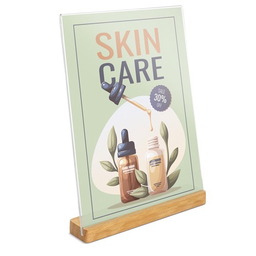GRAPHIC HOLDER A4 WOODEN BASE “IZOR”