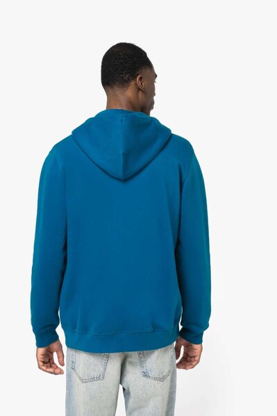 Unisex Zip-Up Hooded Sweatshirt - Ivory / L