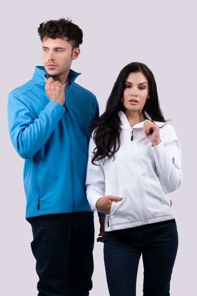 Women’S 3-Layer Softshell Jacket - White / 3XL