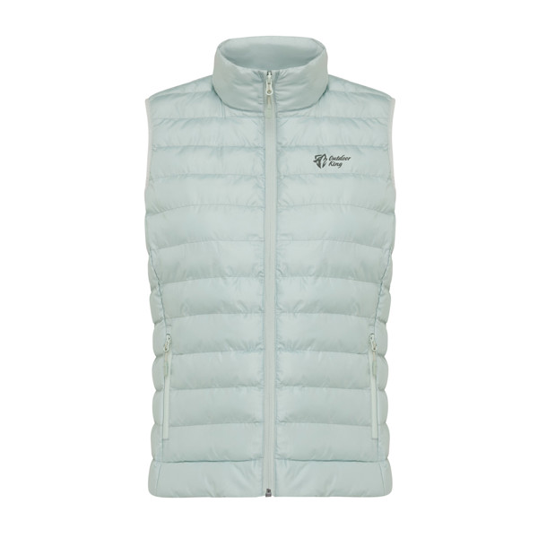 Iqoniq Meru ženski telovnik, recikliran poliester - Ice / 2XL