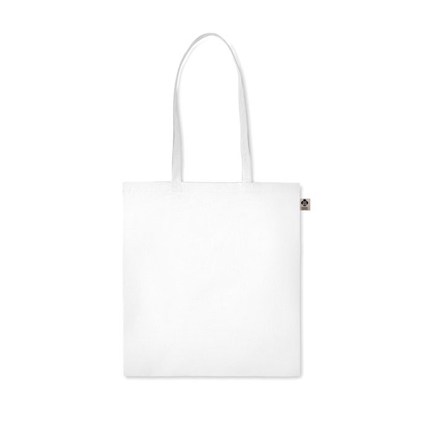 Zimde Color tote bag organski bombaž, 140 g/m² - Bela