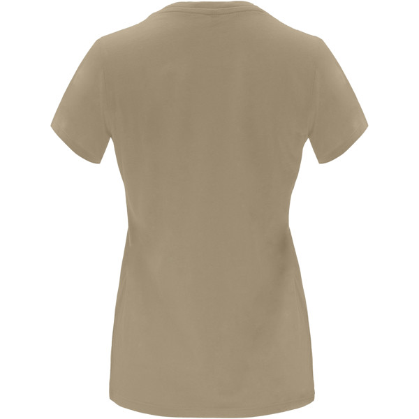 T-shirt a maniche corte da donna Capri - Sabbia / 3XL