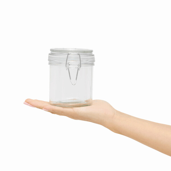 Glass storage jar, approx. 280 ml CLICKY S