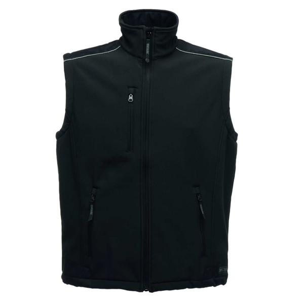 Sandstorm - Softshell Ripstop Bodywarmer - Black / Black / S