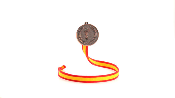 Medalla Corum - Rojo / Plata