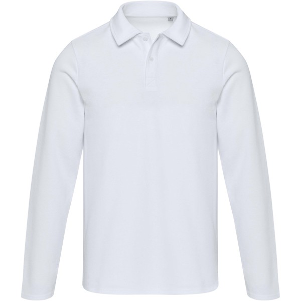 Polo unisex de manga larga "Apollo" - Blanco / M
