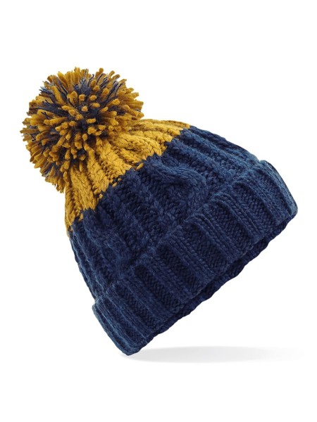 Apres Beanie - Oxford Navy / Mustard