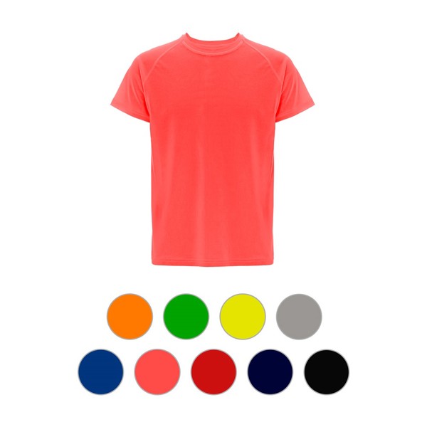 THC MOVE. T-shirt technique à manches courtes en polyester - Jaune Hexchrome / S