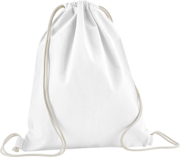 In-Conversion Cotton Gym Bag Westford Mill | W 160 - White / onesize