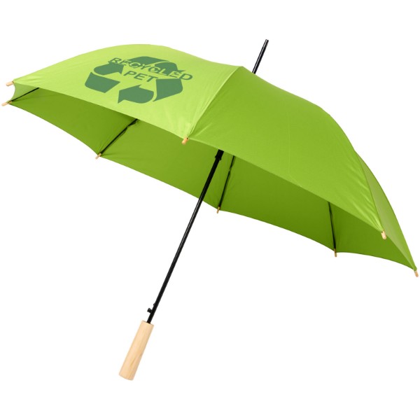 Alina 23" auto open recycled PET umbrella - Lime