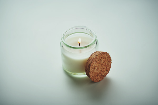 Vela de cera vegetal 70 gr Valo - Bege