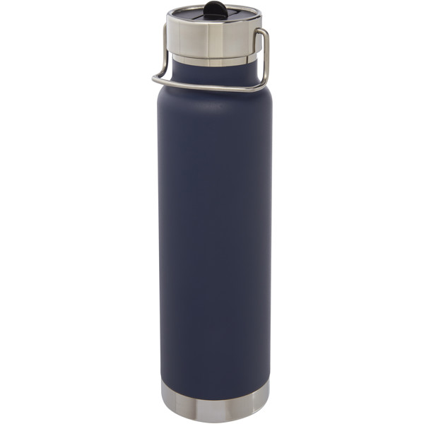 Bouteille isotherme de sport Thor de 750 ml avec isolation par le vide et couche de cuivre - Bleu foncé
