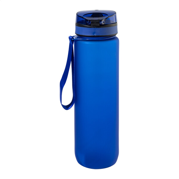 Bouteille avec graduation en RPET Sipcount - Bleu