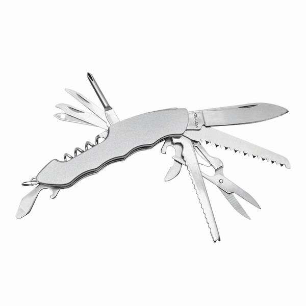 11 Piece Multifunctional Tool All Together - Silver