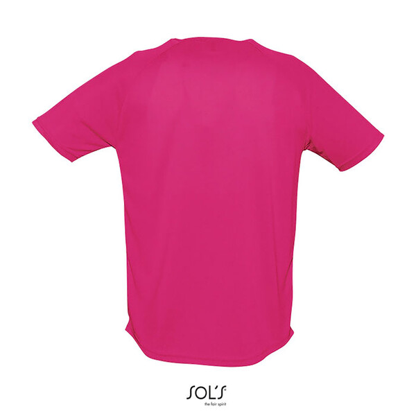SPORTY T-shirt homem - Rosa Néon 23XL