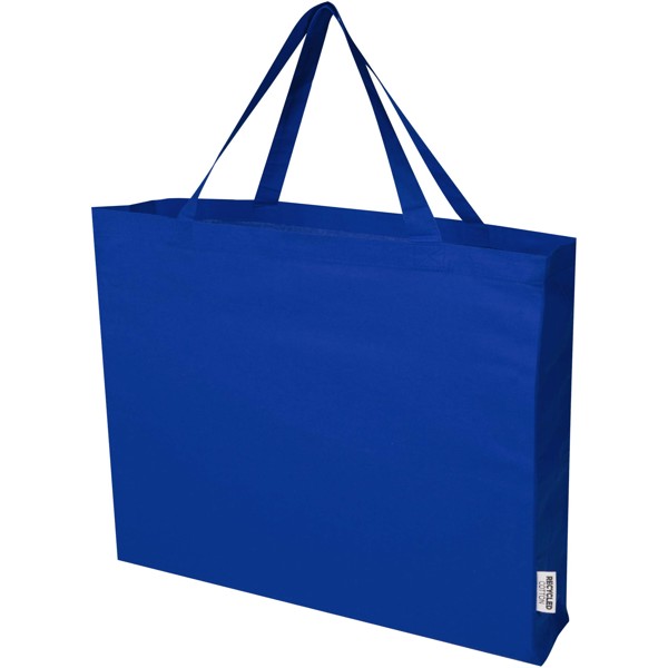 Sac shopping Odessa en coton recyclé 220 g/m² certifié GRS 40L - Bleu royal
