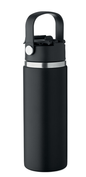 Dvojstenná fľaša 500 ml Suma Grip - Čierna