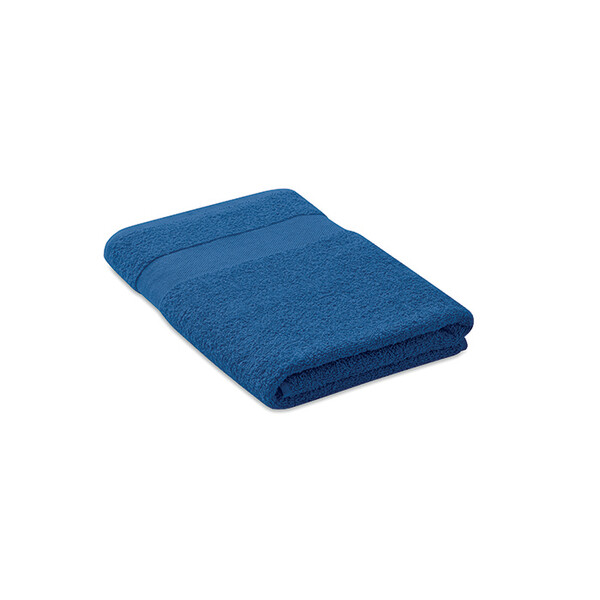 Serviette coton bio 140x70 Perry - Bleu Royal