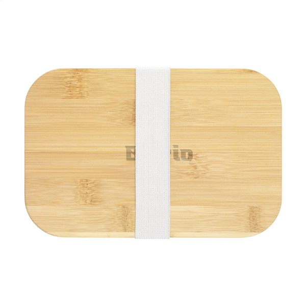 Midori Bamboo Lunchbox - White