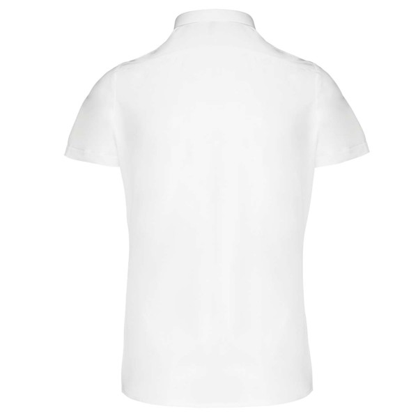 Ladies’ Short-Sleeved Pilot Shirt - White / S
