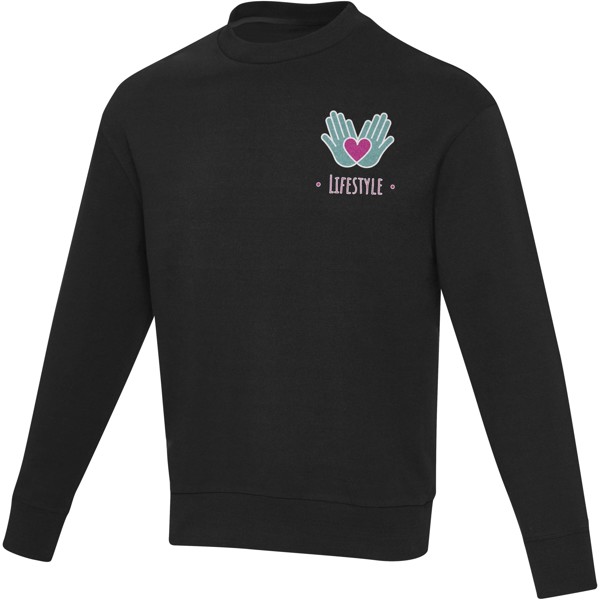 Sweater recyclé Jet unisexe Aware™ - Noir / XS