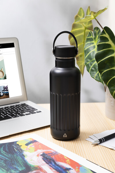 Bouteille isotherme Streaky Go - Noir