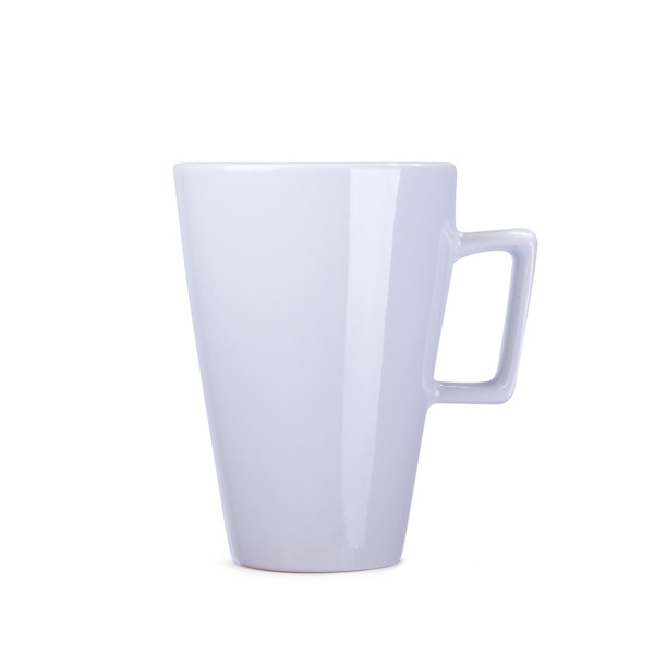 Porcelain mug, 120 mm height, 85 mm diameter