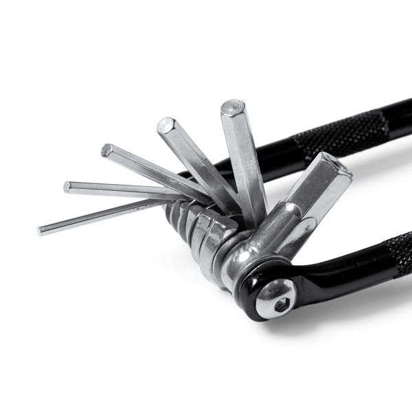 Personalised stainless steel multi-tool with 11 functions