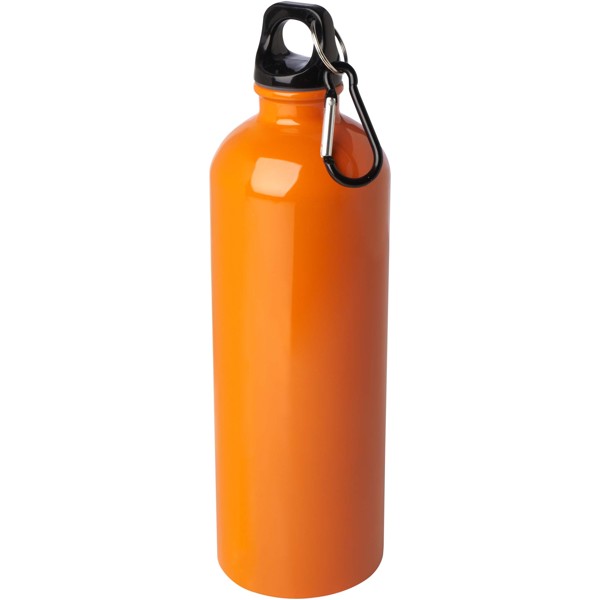 Borraccia da 750 ml in acciaio inossidabile certificato RCS a parete singola con moschettone Oregon - Arancione