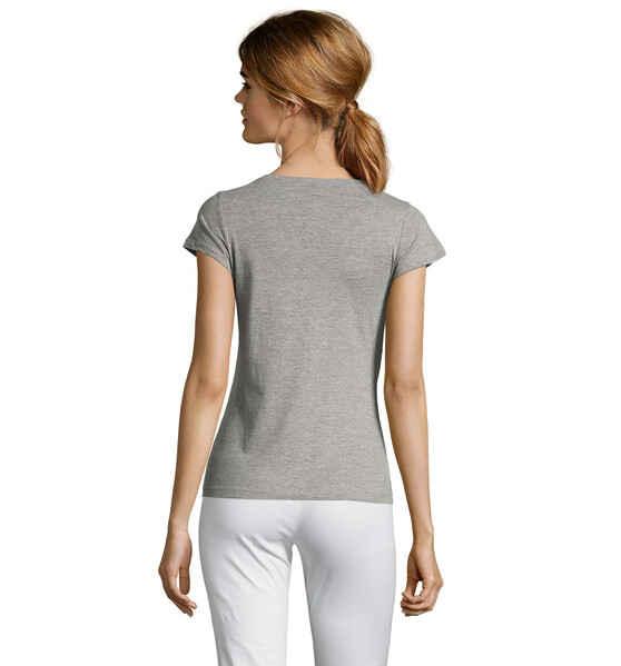 MOON T-SHIRT SENHORA 150g - Cinzento Dois TonsXL