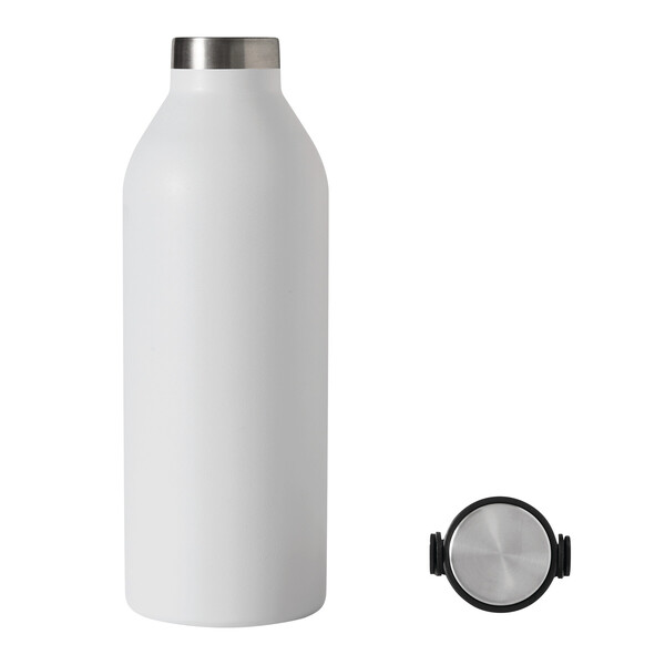 Vacuum Insulated Bottle Steelloop - White