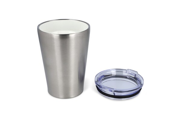Murray keramična termo skodelica, 300 ml, reciklirano jeklo - Silver