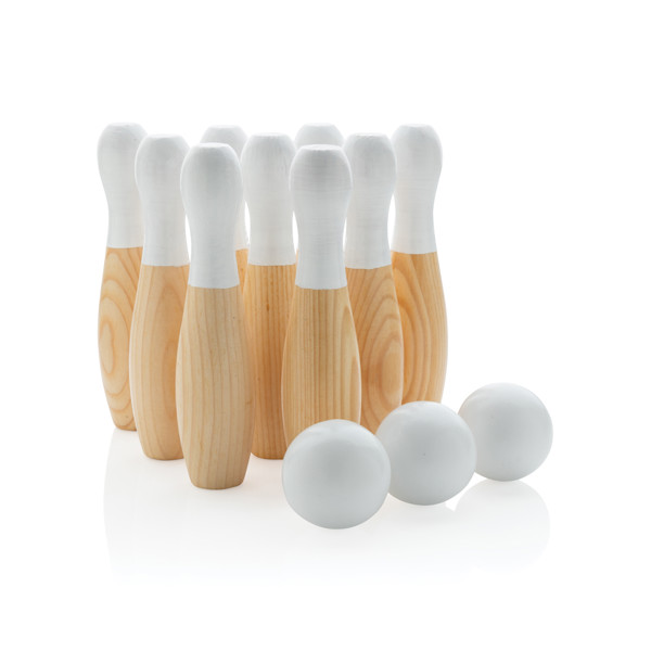 XD - Wooden skittles set