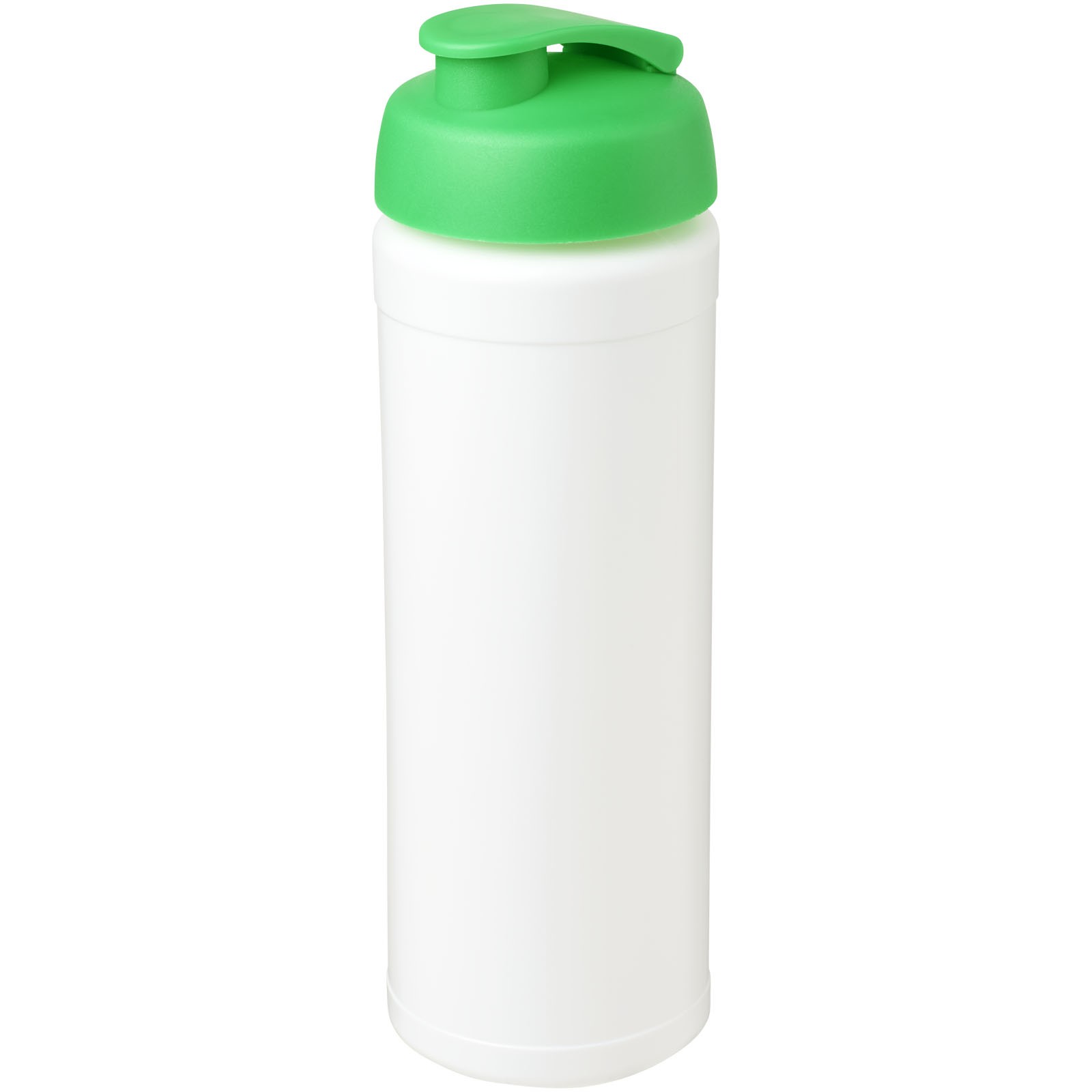 Baseline® Plus grip 750 ml flip lid sport bottle - White / Green